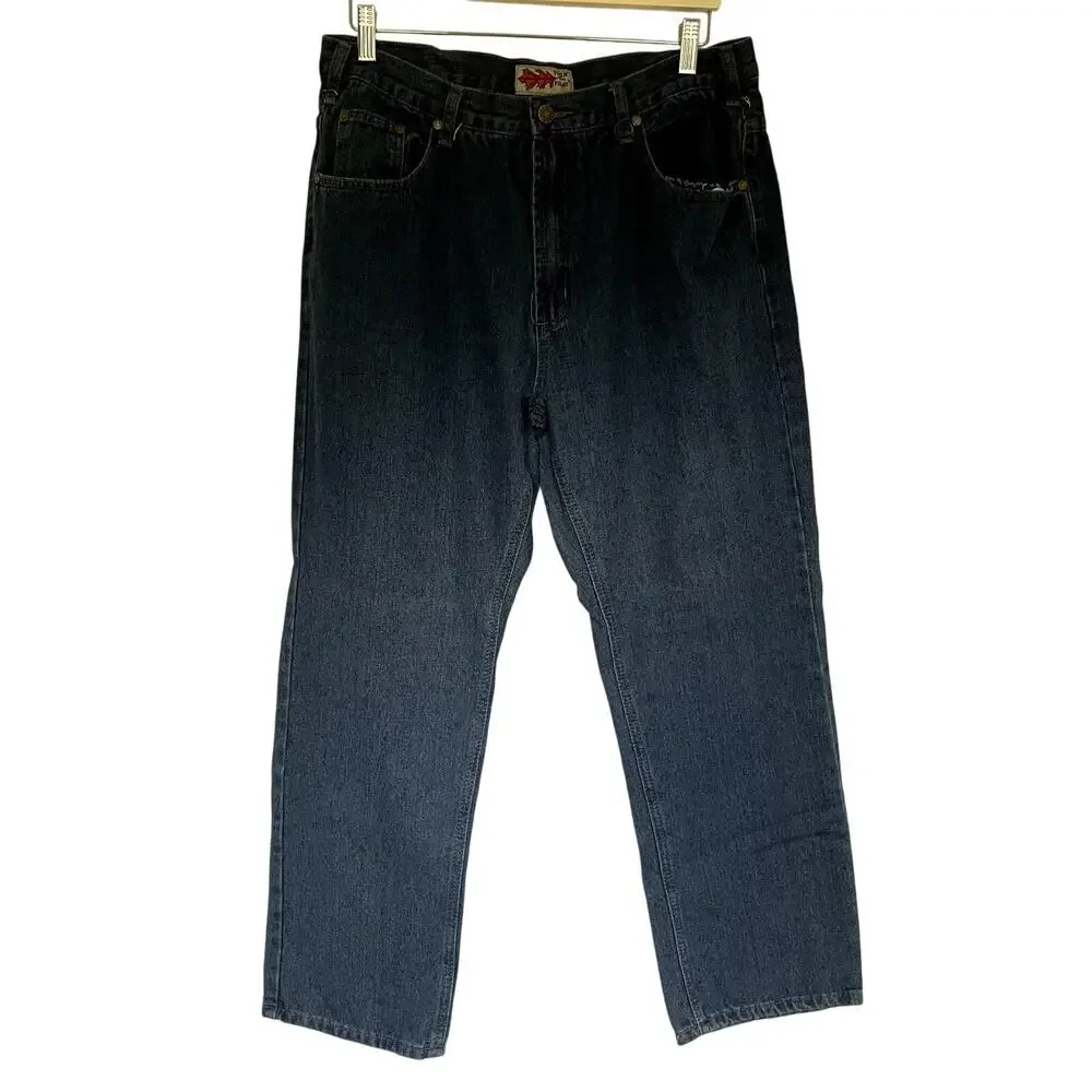 Field N' Forest men's blue jeans straight leg size 36 x 30 cotton pants classic